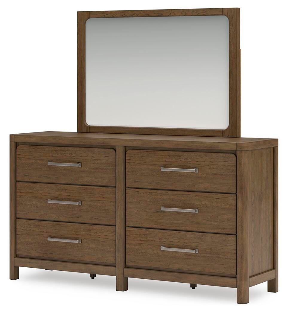 Cabalynn Dresser and Mirror - Light Brown (3)