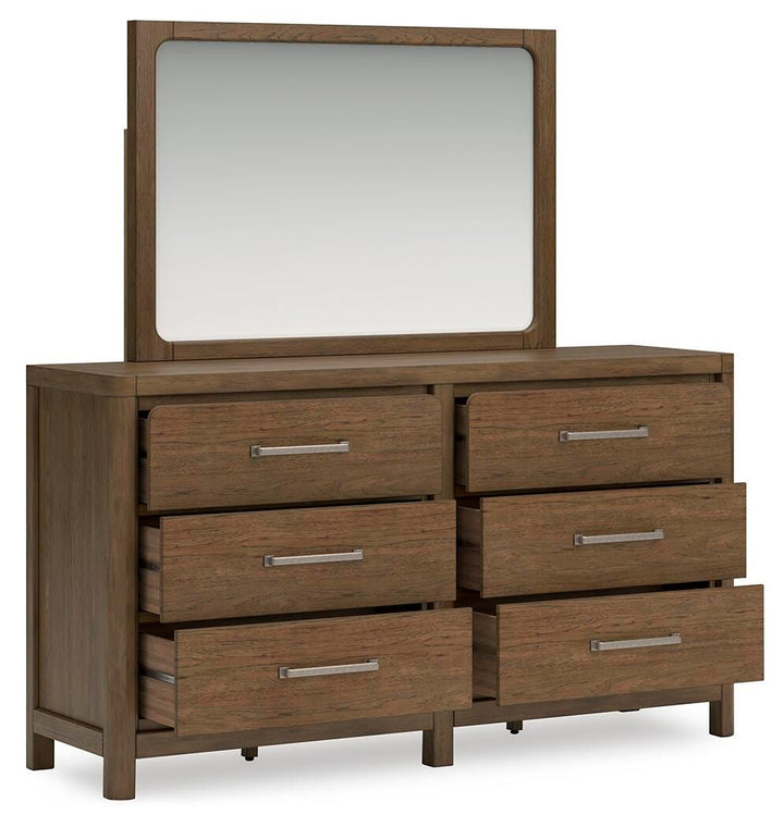 Cabalynn Dresser and Mirror - Light Brown (4)