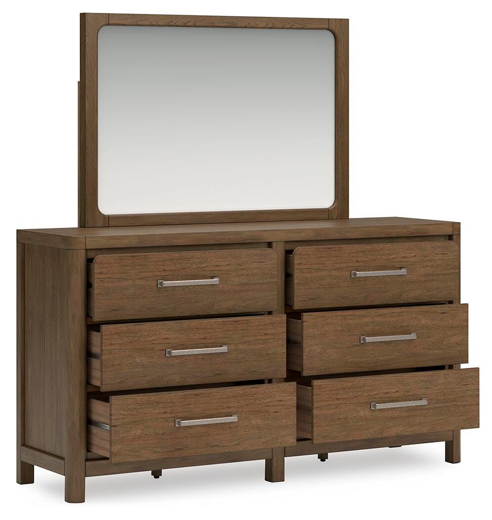 Cabalynn Dresser and Mirror - Light Brown (4)
