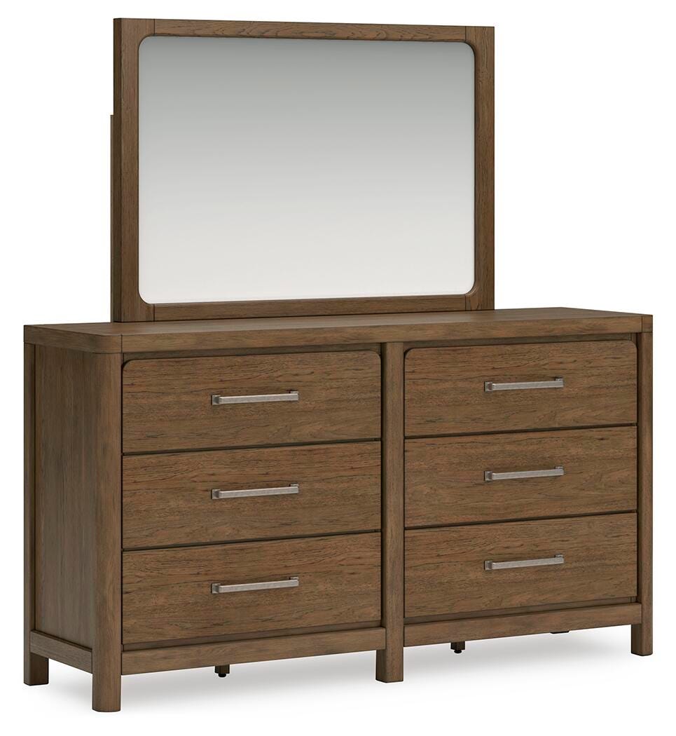 Cabalynn Dresser and Mirror - Light Brown (1)