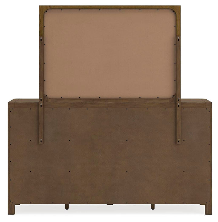 Cabalynn Dresser and Mirror - Light Brown (6)