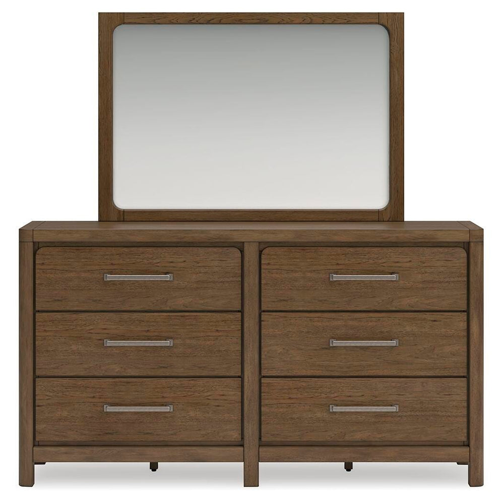 Cabalynn Dresser and Mirror - Light Brown (5)