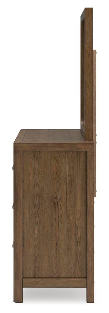 Cabalynn Dresser and Mirror - Light Brown (7)