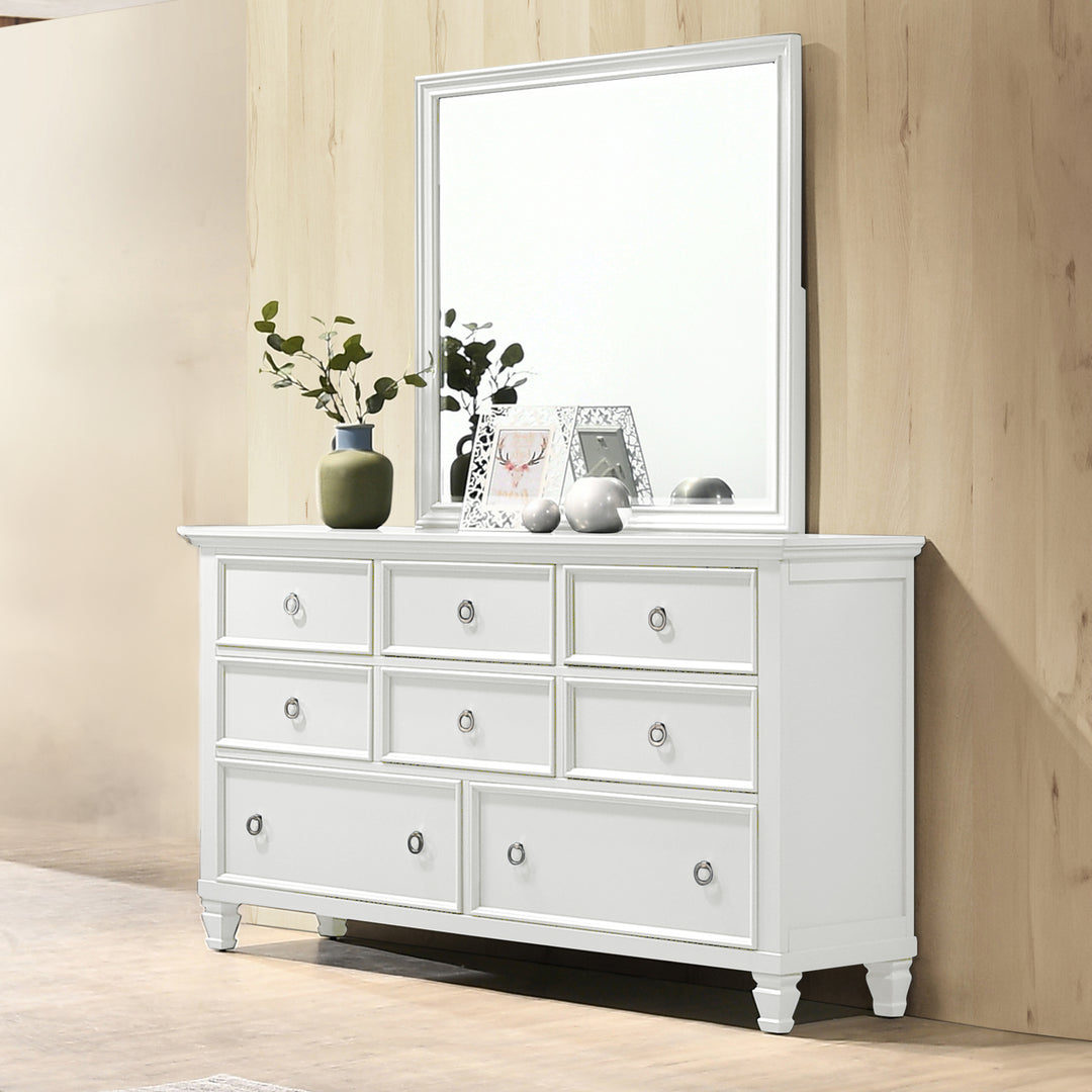 Tamarack Mirror -  White