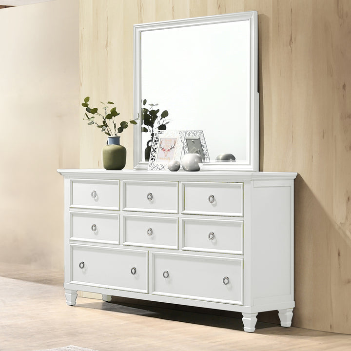 Tamarack Mirror -  White