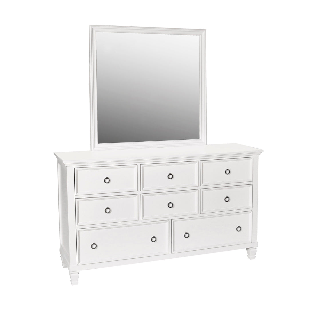 Tamarack Mirror -  White