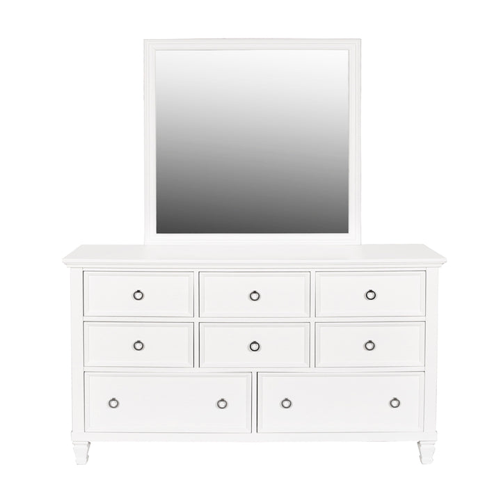 Tamarack Mirror -  White