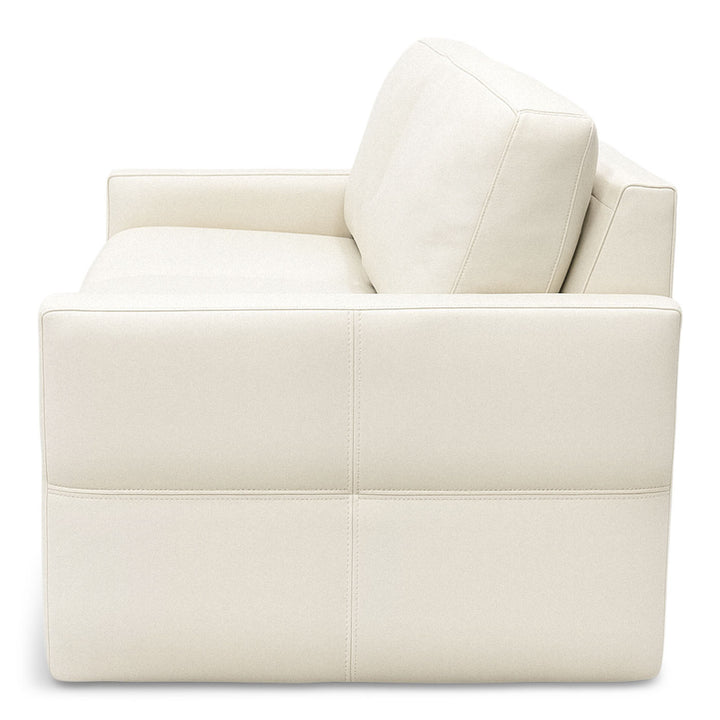 Side - American Leather Bentley Silver | Contempo Furniture