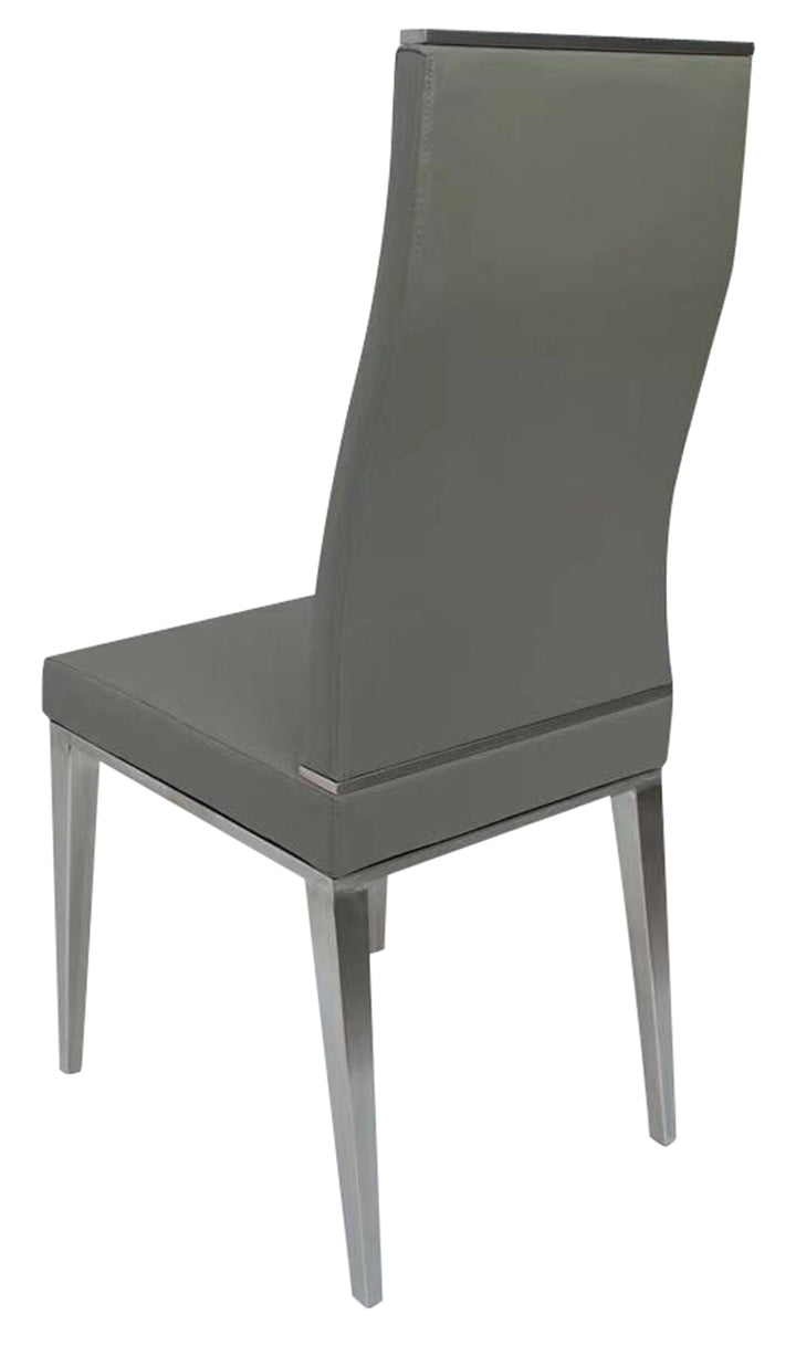 Creative Images C515 Modern Stainless Steel Dining Chair Dining Chair