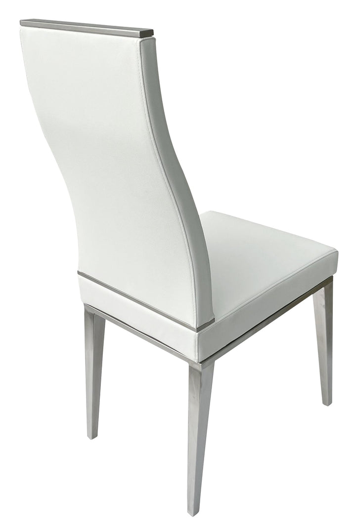 Creative Images C515 Modern Stainless Steel Dining Chair Dining Chair