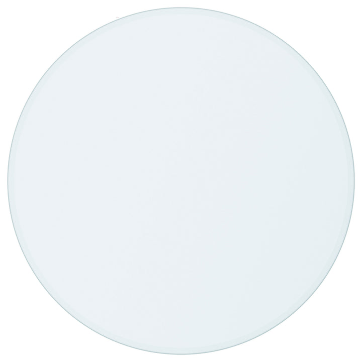48" 6mm Round Clear Tempered Glass Top - Clear