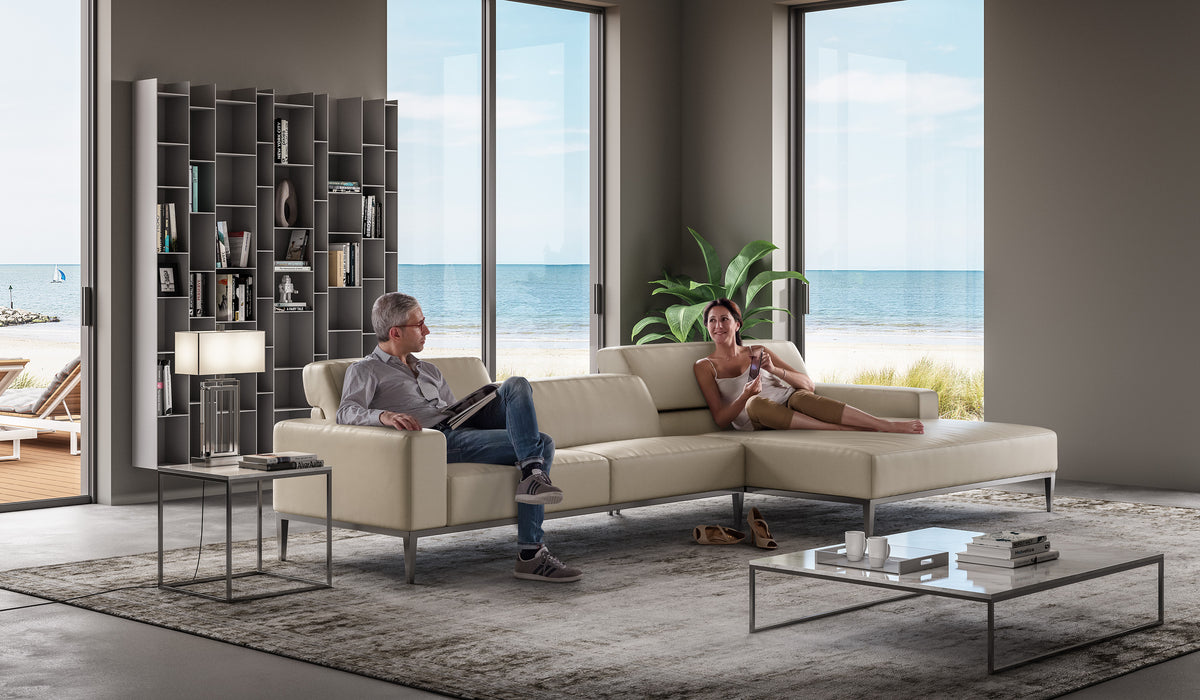 American Leather Ryker Sectional with Chaise