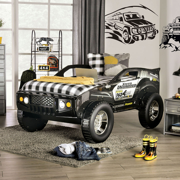 Speed Jump Twin Bed with LED Night Lights