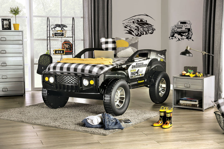 Speed Jump Twin Bed with LED Night Lights