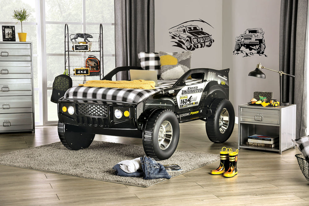 Speed Jump Twin Bed with LED Night Lights