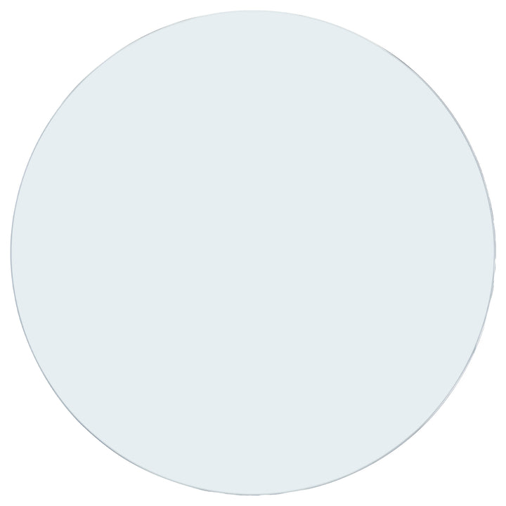 60" 12mm Round Clear Tempered Glass Top - Clear