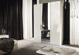 ALF Italia Canova vanity chair in white high gloss and marble finish