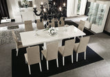 ALF Italia Canova buffet in white high gloss and marble finish