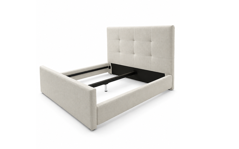 American Leather Carmet Tufted Platform Bed