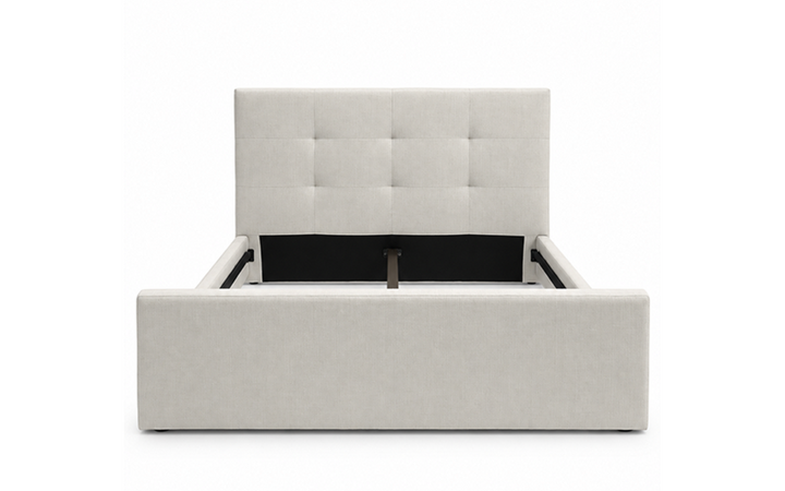 American Leather Carmet Tufted Platform Bed