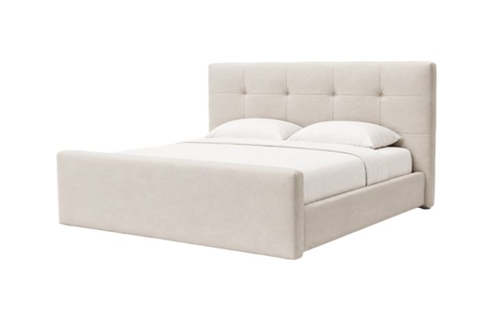American Leather Carmet Tufted Platform Bed