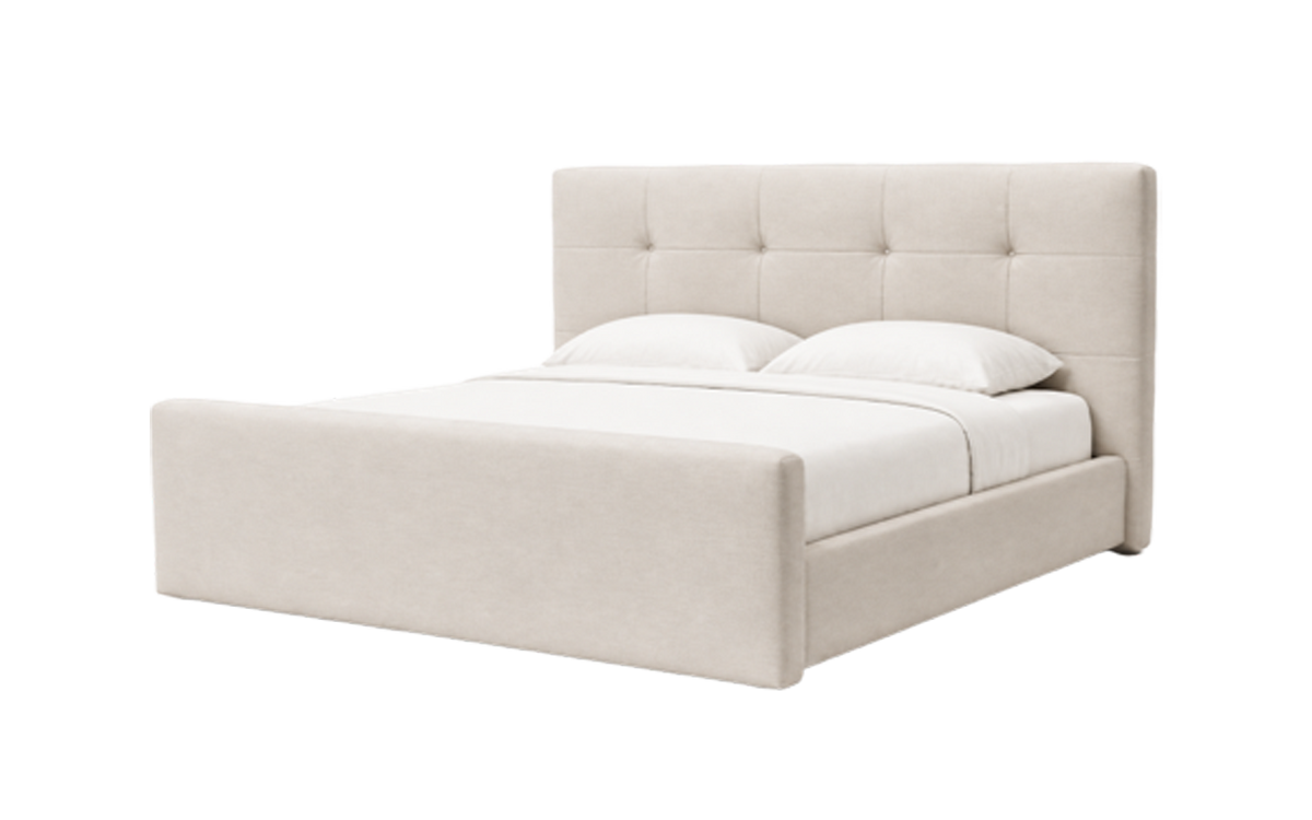 American Leather Carmet Tufted Platform Bed