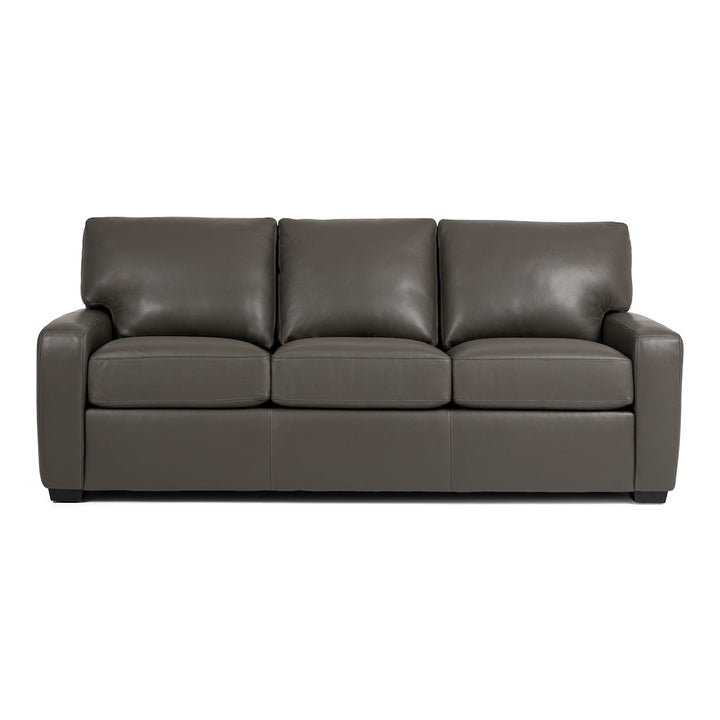 Carson 83" Leather Track Arm Sofa by American Leather