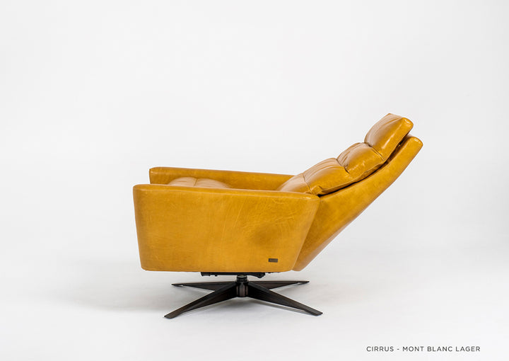 Circus Comfort Air Recliner - Yellow by American Leather