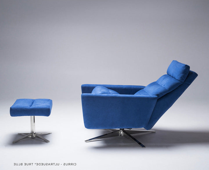 Circus Comfort Air Recliner with Ottoman by American Leather