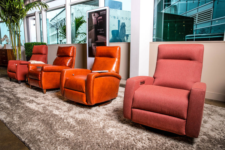 American Leather Comfort Recliner fabric and leather options
