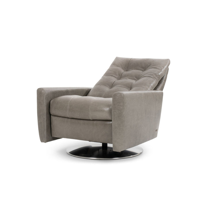 Como Comfort Air Recliner Chair with Ottoman by American Leather