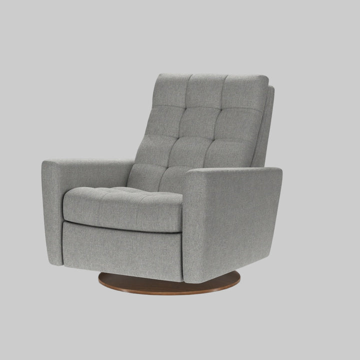 Como Comfort Air Recliner Chair with Ottoman by American Leather