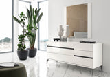 ALF Italia Costablanca nightstand in white high gloss