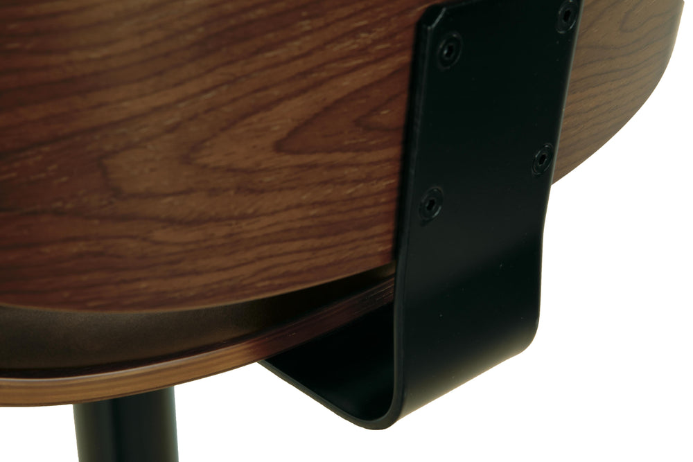 Bellatier Adjustable Height Bar Stool - Dark Brown (11)