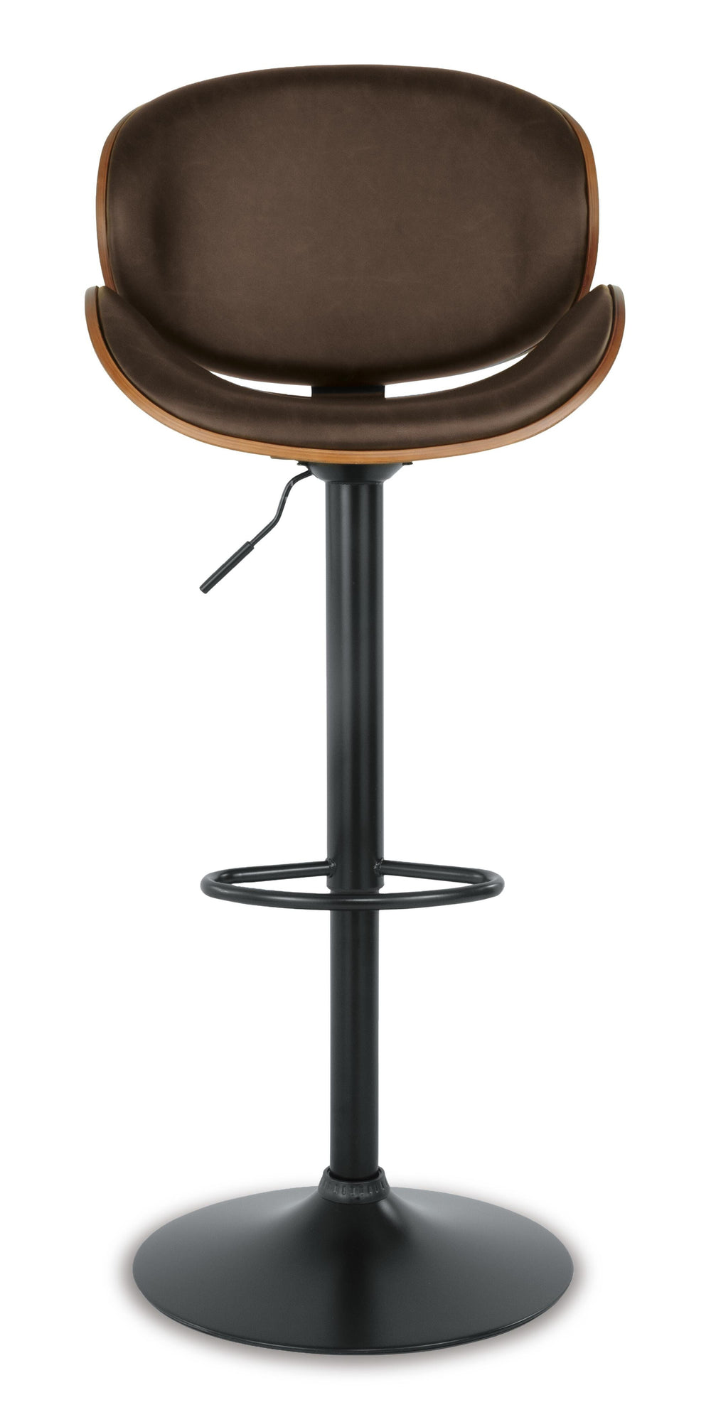 Bellatier Adjustable Height Bar Stool - Dark Brown (7)