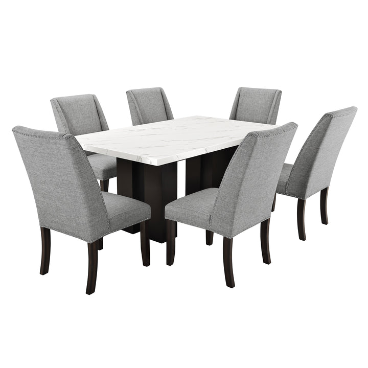 Faust Dining Chair (2 Per Carton)-Gray