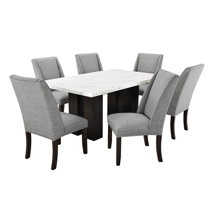 Faust Dining Chair (2 Per Carton)-Gray