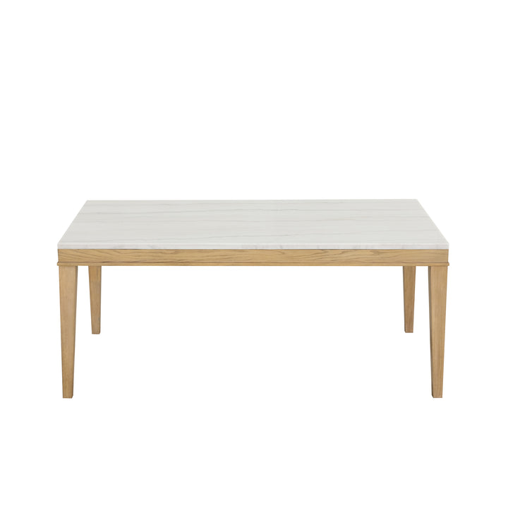 Essence 72" Rectangle Dining Table W/marble Top-Natural