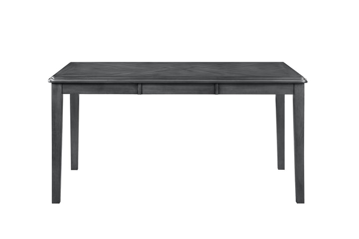 Gia 5 Pc 60" Dining Table &amp; 4 Chairs-Gray