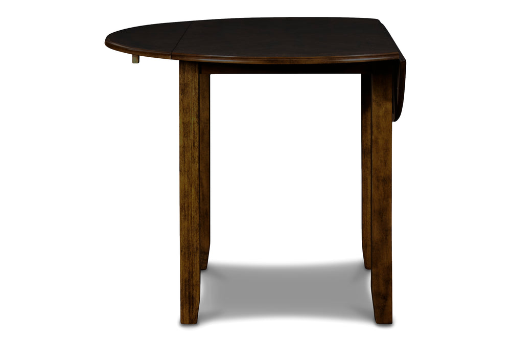 Gia 3 Pc 42" Drop Leaf Dining Table & 2 Chairs-Brown