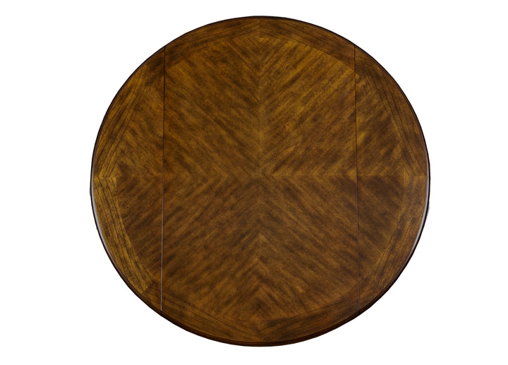 Gia 3 Pc 42" Drop Leaf Dining Table &amp; 2 Chairs-Brown