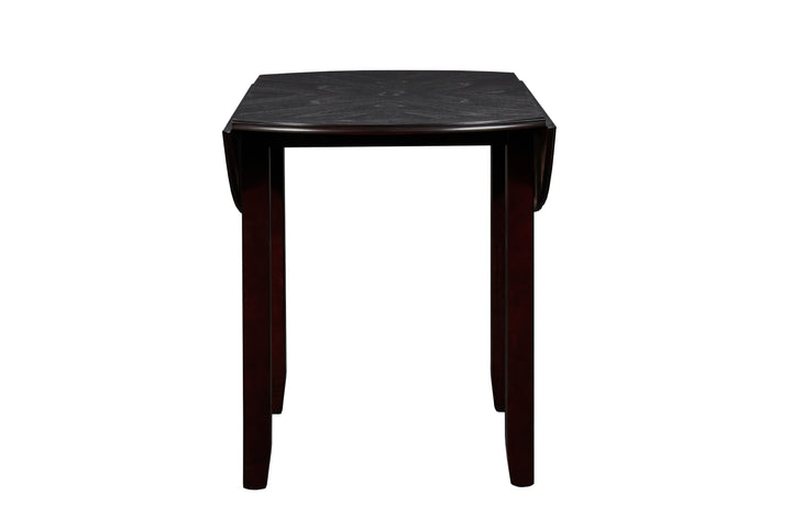 Gia 3 Pc 42" Drop Leaf Dining Table &amp; 2 Chairs-Ebony