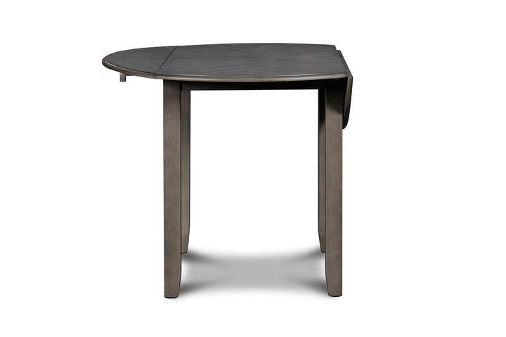Gia 3 Pc 42" Drop Leaf Dining Table &amp; 2 Chairs-Gray