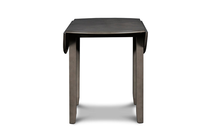 Gia 3 Pc 42" Drop Leaf Dining Table &amp; 2 Chairs-Gray