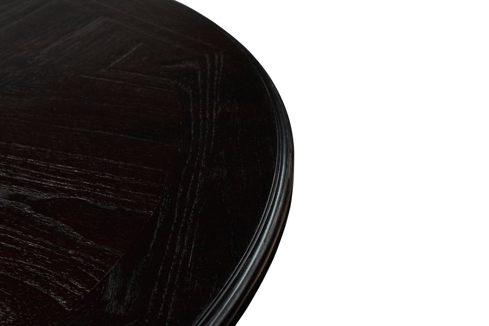 Gia 5 Pc 42" Round Counter Dining Table & 4 Chairs-Ebony