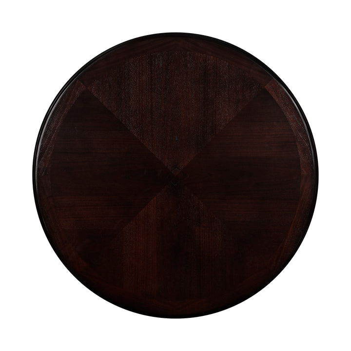 Gia 5 Pc 42" Round Counter Dining Table &amp; 4 Chairs-Ebony