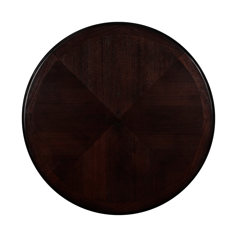 Gia 5 Pc 42" Round Counter Dining Table & 4 Chairs-Ebony