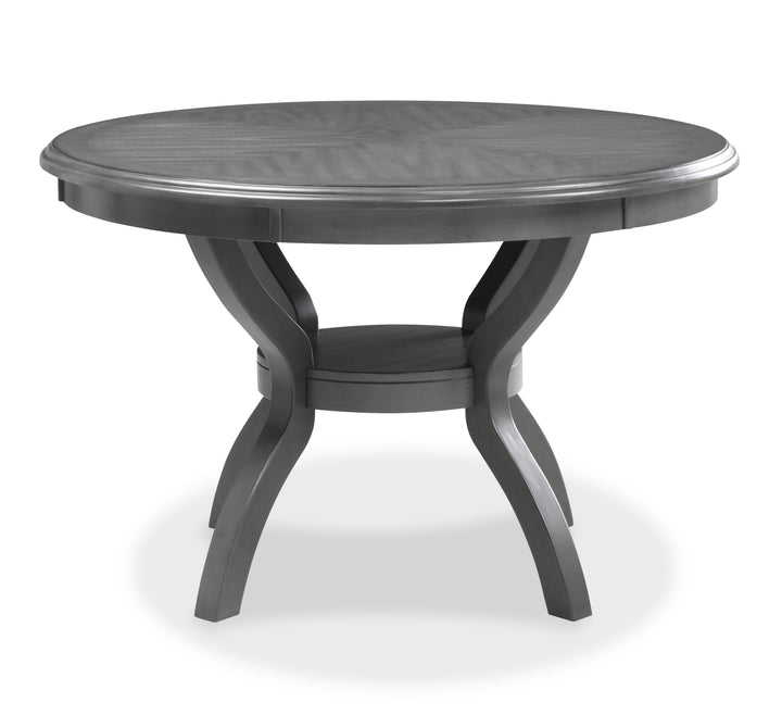 Cori Round Dining 5 Pc Set-Gray