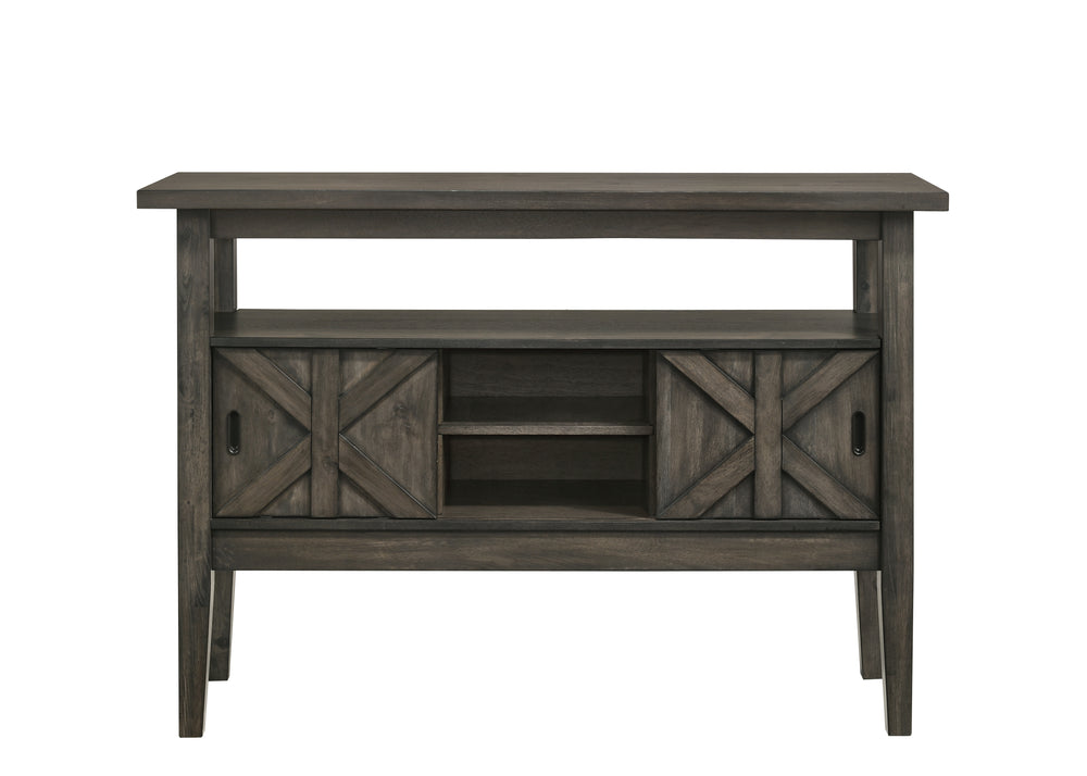 Gulliver Server-Rustic Brown