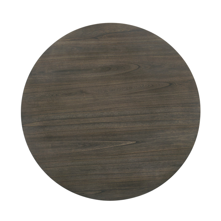 Maisie Round Table-White/brown